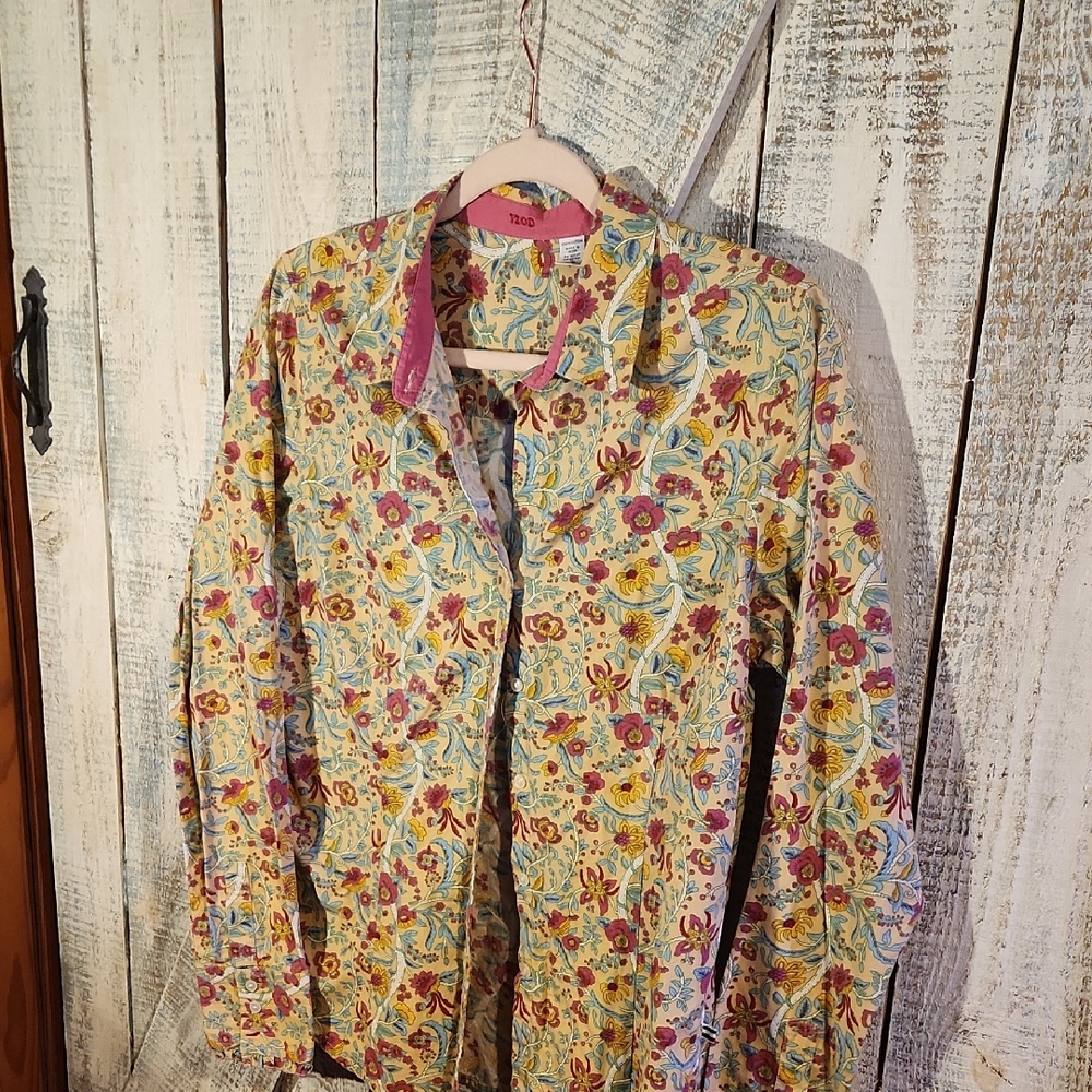 Izod Multicolor Floral Shirt